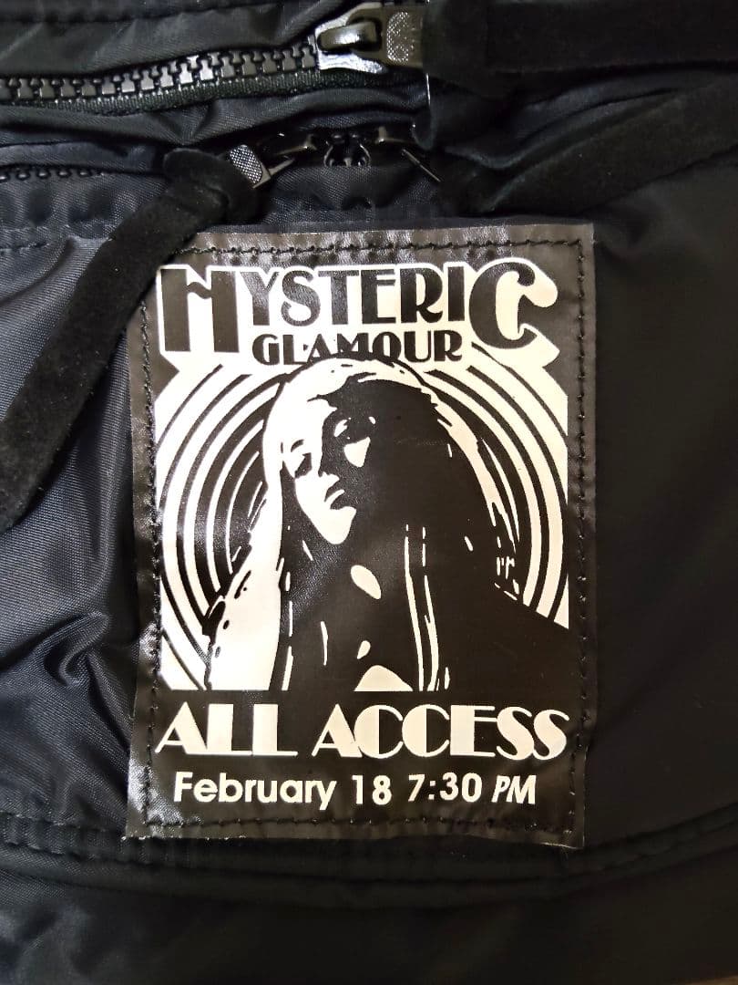 HYSTERIC GLAMOUR ボディバッグ ブラック ユニセックス