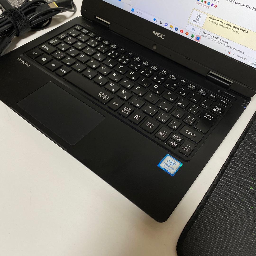 Windows11オフィス2024年Core M3 SSD 美品NECノートPC