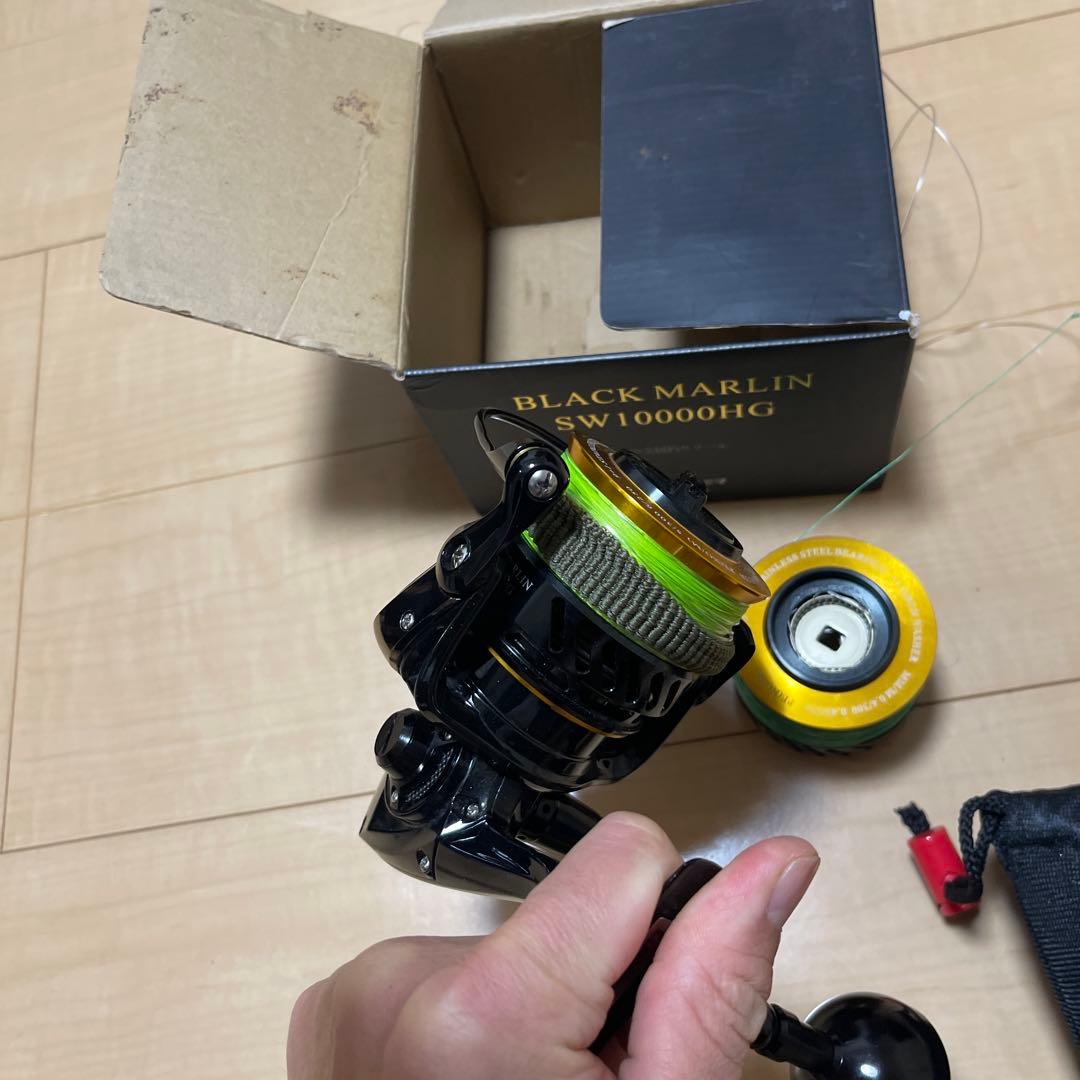 LUREKILLER リールSW10000HG, 2カップ、4号x350m