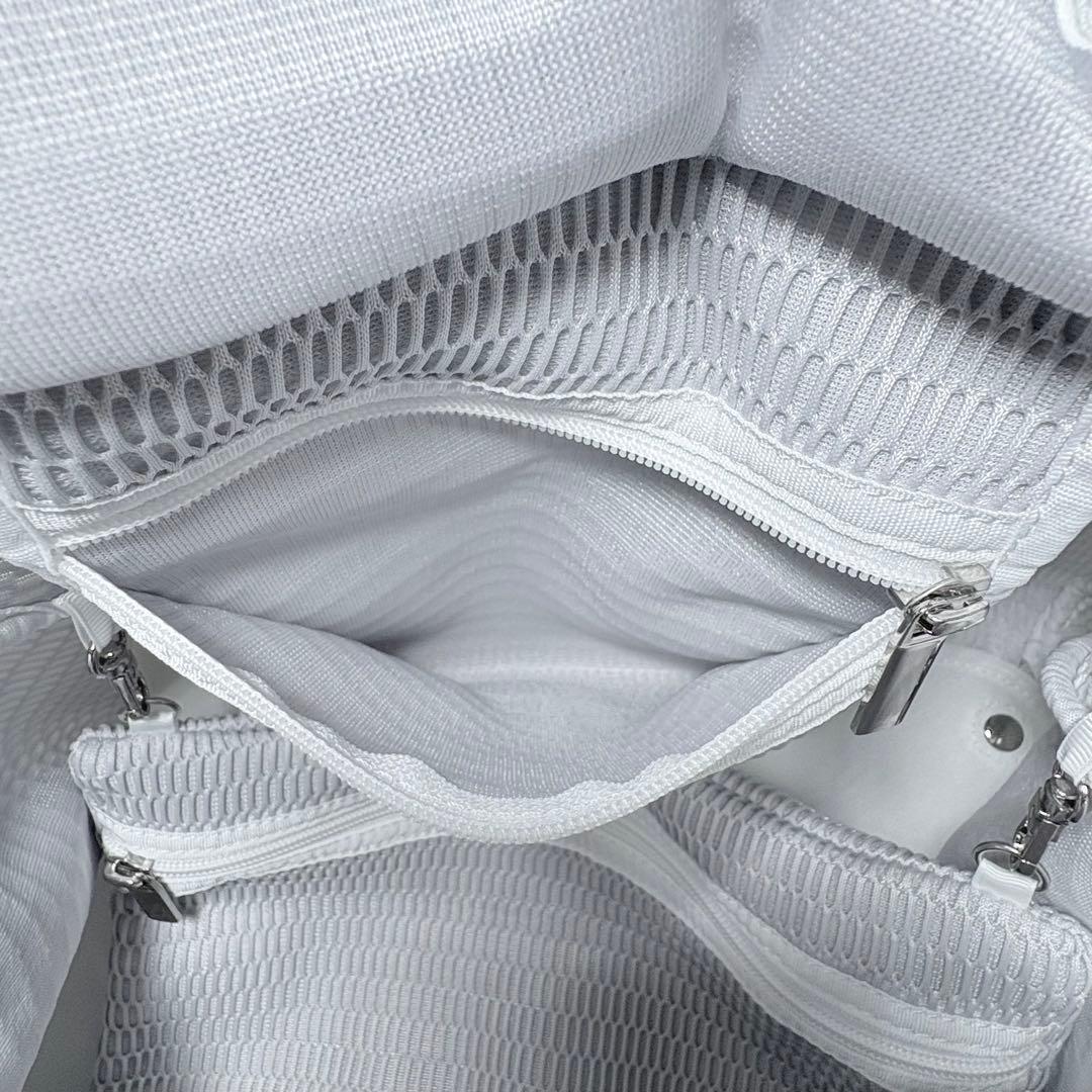 qbag paris ネスト　メッシュ トート　マザーズバッグ グレー Lサイズ