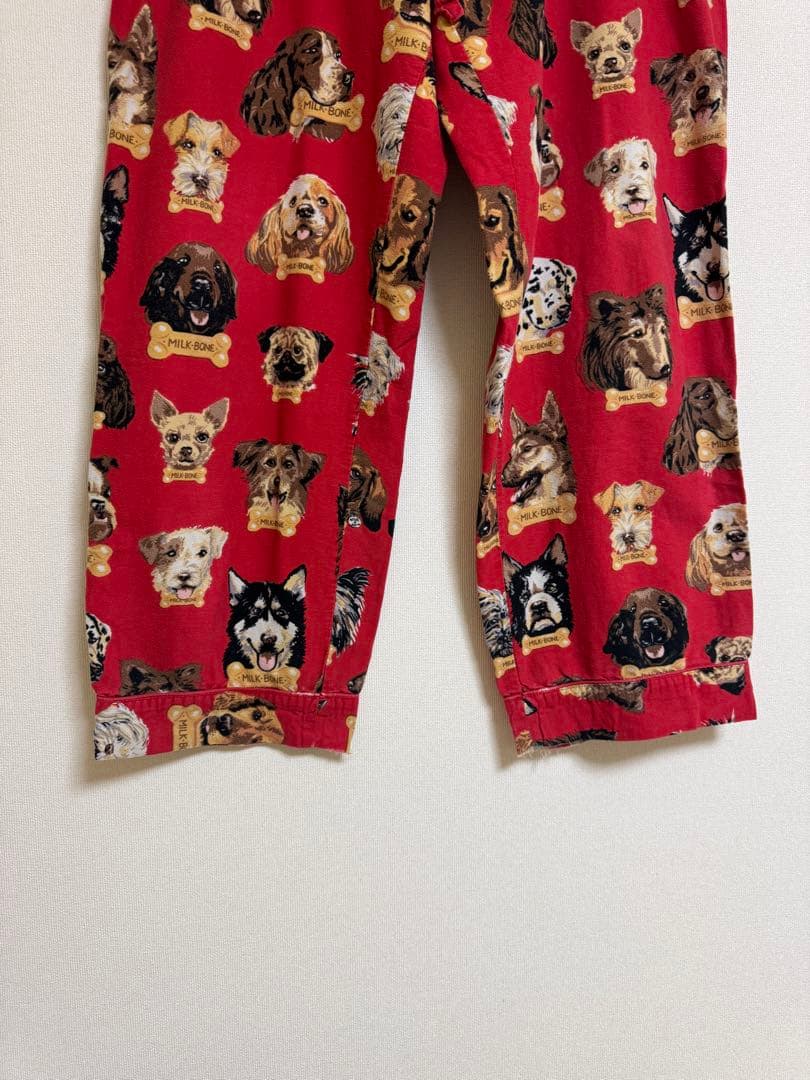 古着 used Nick&Nora 犬柄 00s パジャマセットアップ