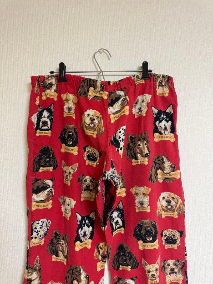 古着 used Nick&Nora 犬柄 00s パジャマセットアップ