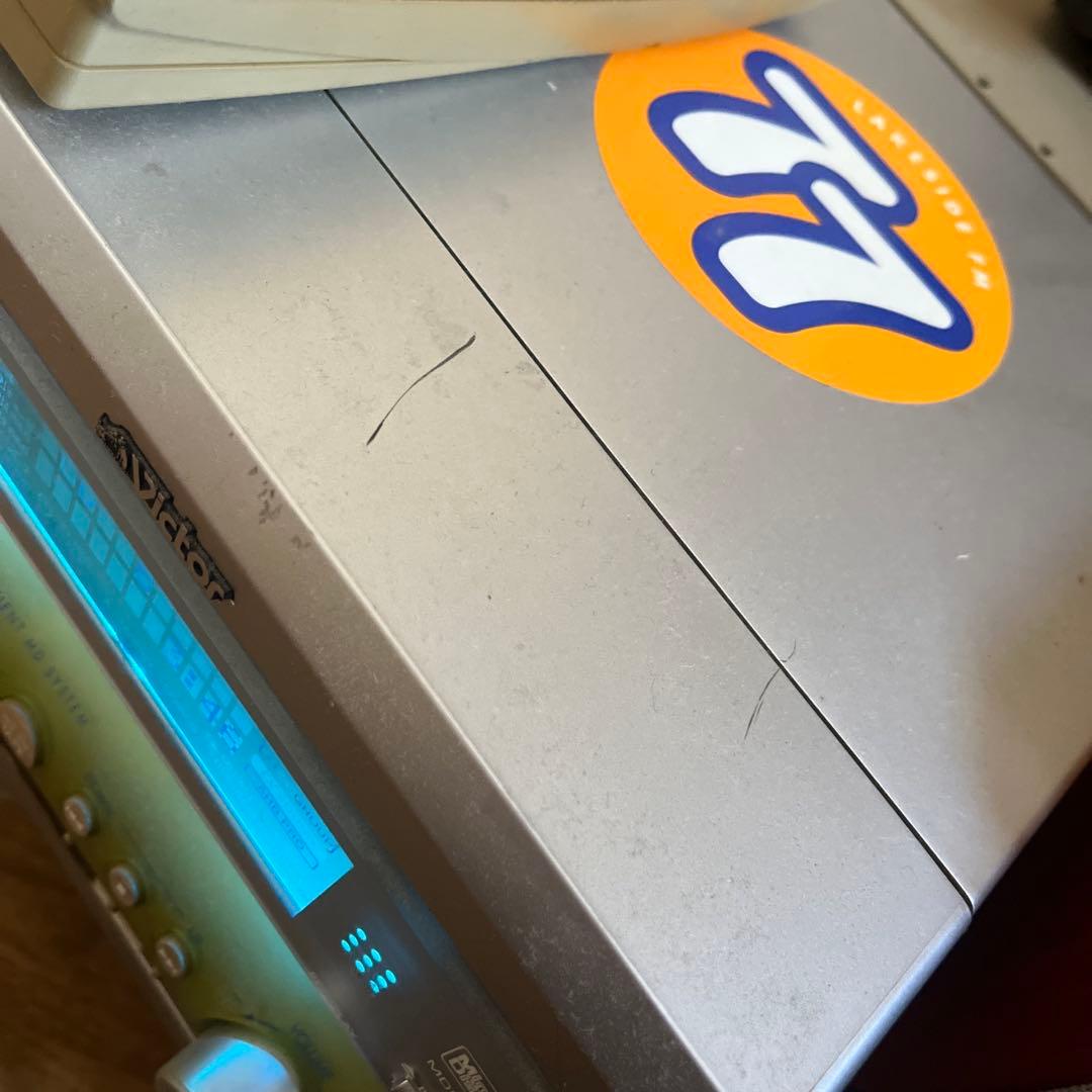 ビクター victor MDコンポ CD カセット オンキョー レトロ