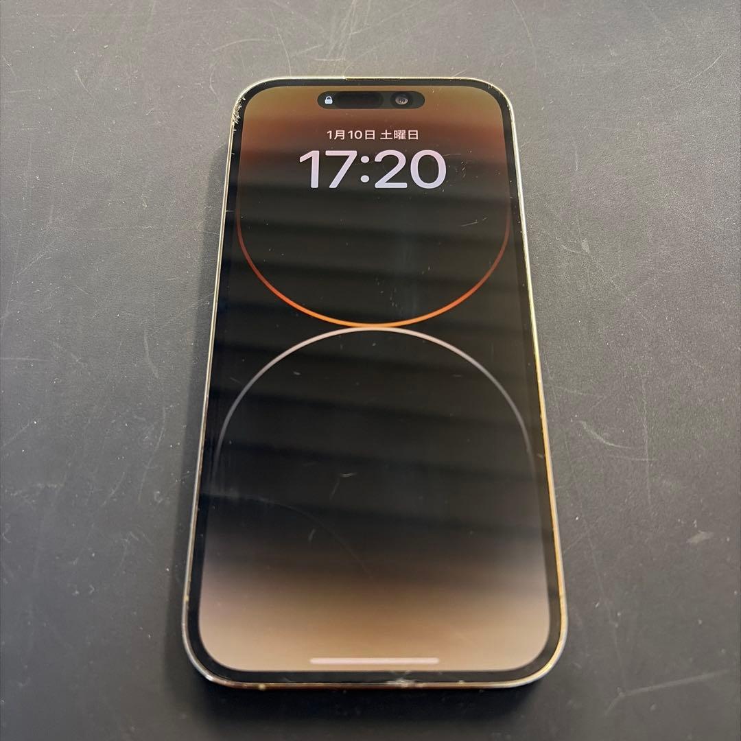 【中古】Apple iPhone 14 Pro ゴールド 本体