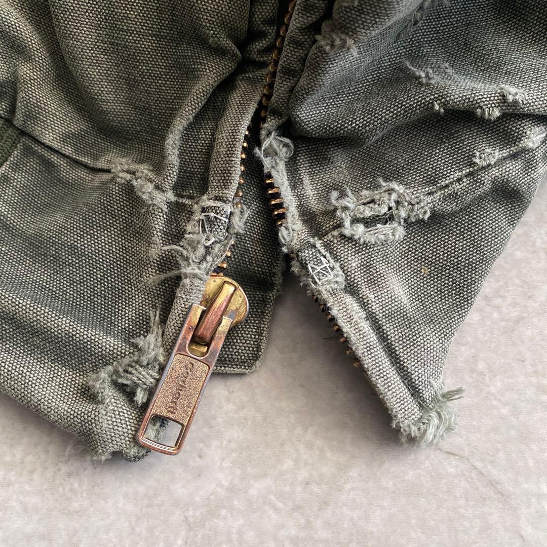 神フェード ハチノス 00s カーハート ボンバー ジャケット MOS モス M