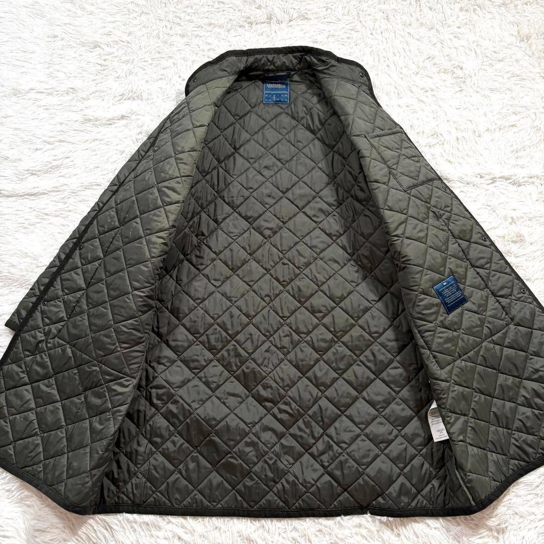 ラベンハム　キルティング コート ミックフィールド　カーキ　Mサイズ