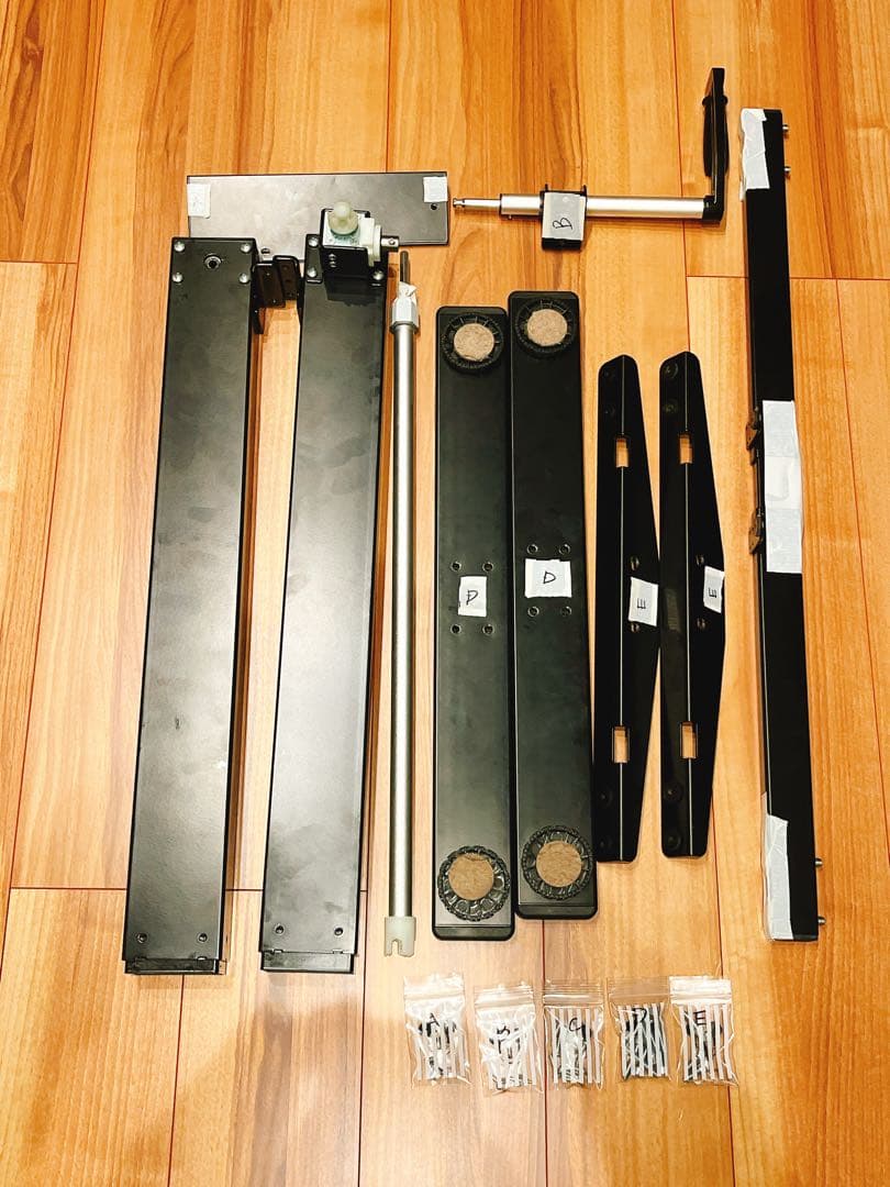 FIexiSpot 手動式昇降スタンディングデスク脚フレーム　H1　天板なし