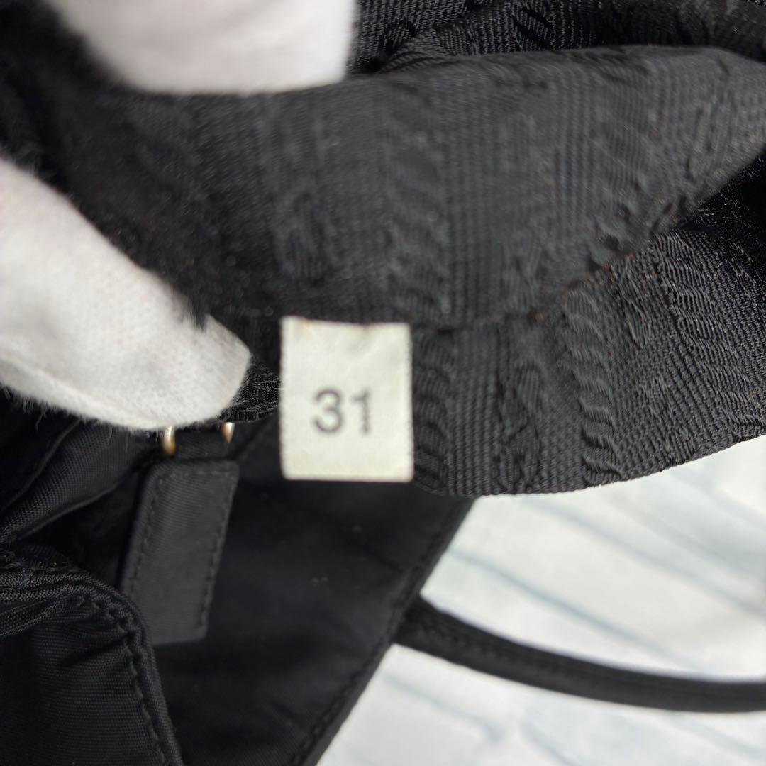 美品　155 PRADA プラダ　ハンドバッグ　トートバッグ　ブラック　qj4