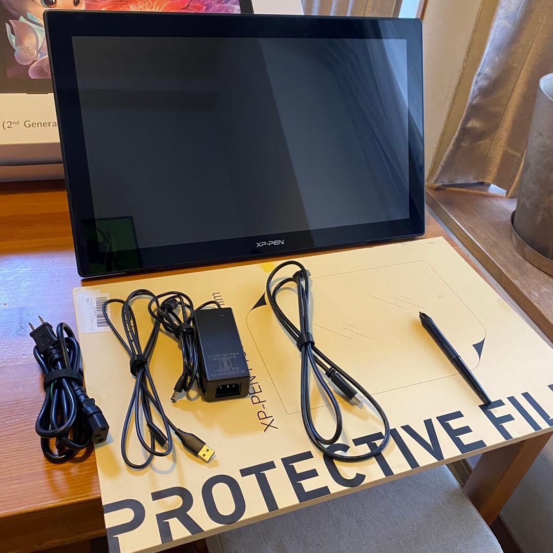 XPPen Artist 22セカンド　未使用保護フィルム付き