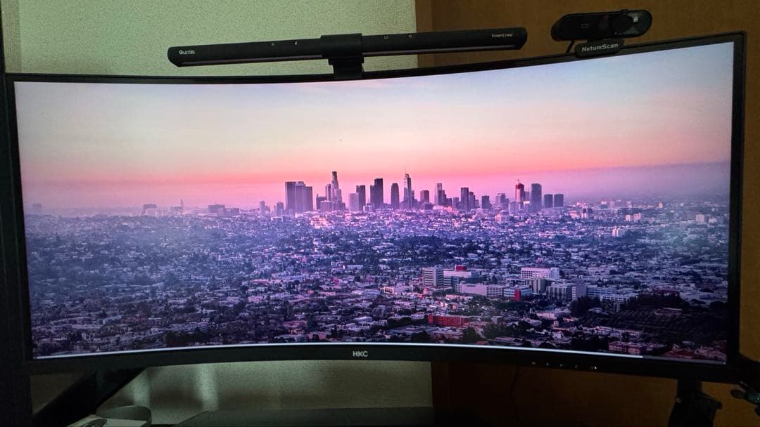 HKC ゲーミングUWモニター　3440×1440 144Hz