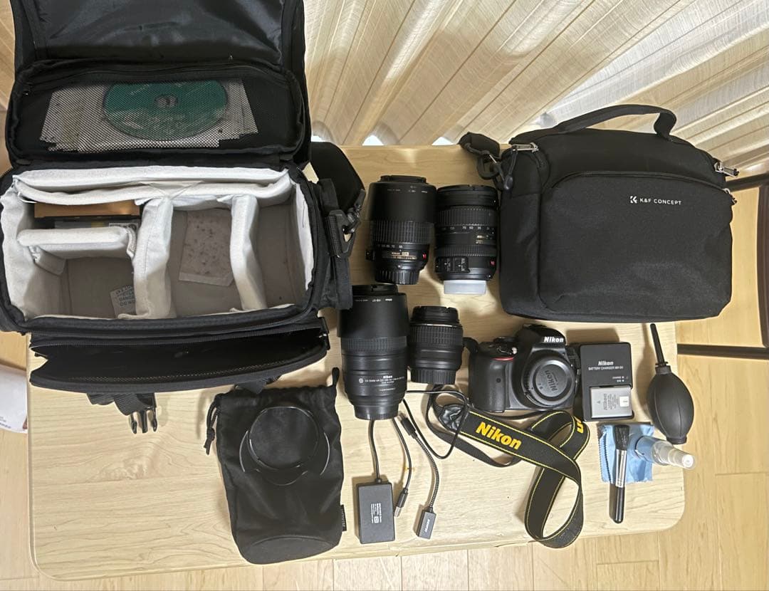 Nikon D5300 豪華セット！レンズ4本＋バッグ＋アクセサリー多数