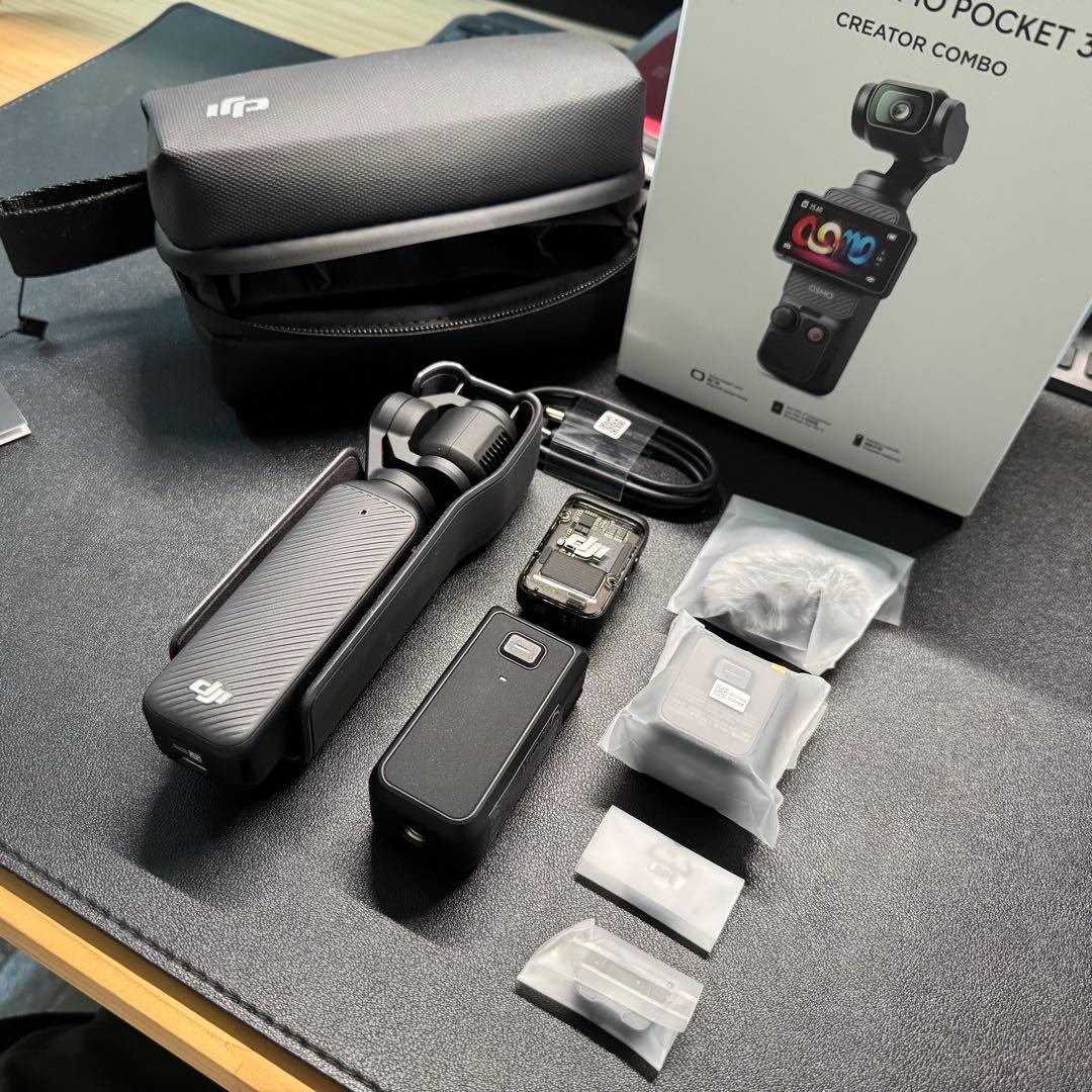 DJI Osmo Pocket 3 Creator Combo　使用3回