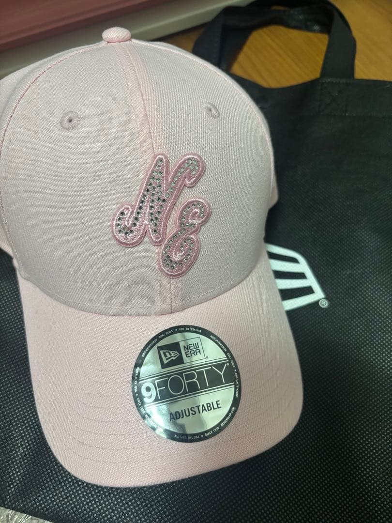 9FORTY ラインストーン ピンク new era キャップ ニューエラ