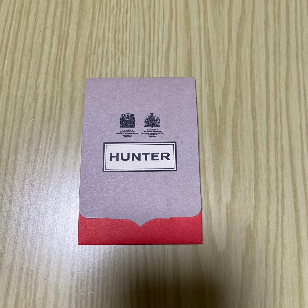 HUNTER ブラックショートブーツ23.5