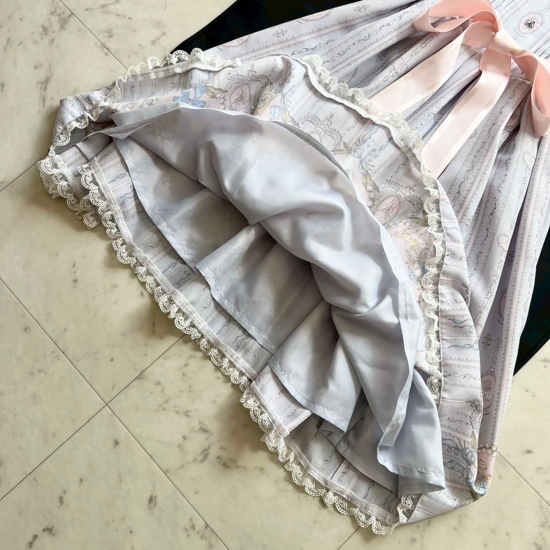 morphose 思い出のすずらんリボンジャンパースカート