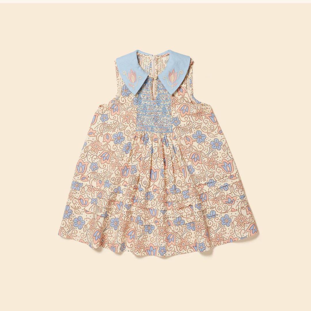 ワンピース apolina INGA BELL FLOWER CARNATION 2-3y