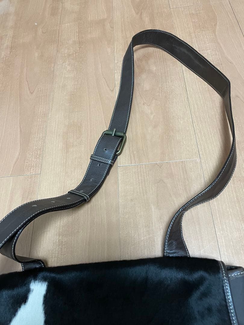 DOLCE&GABBANA クロスボディショルダーバッグハラコ