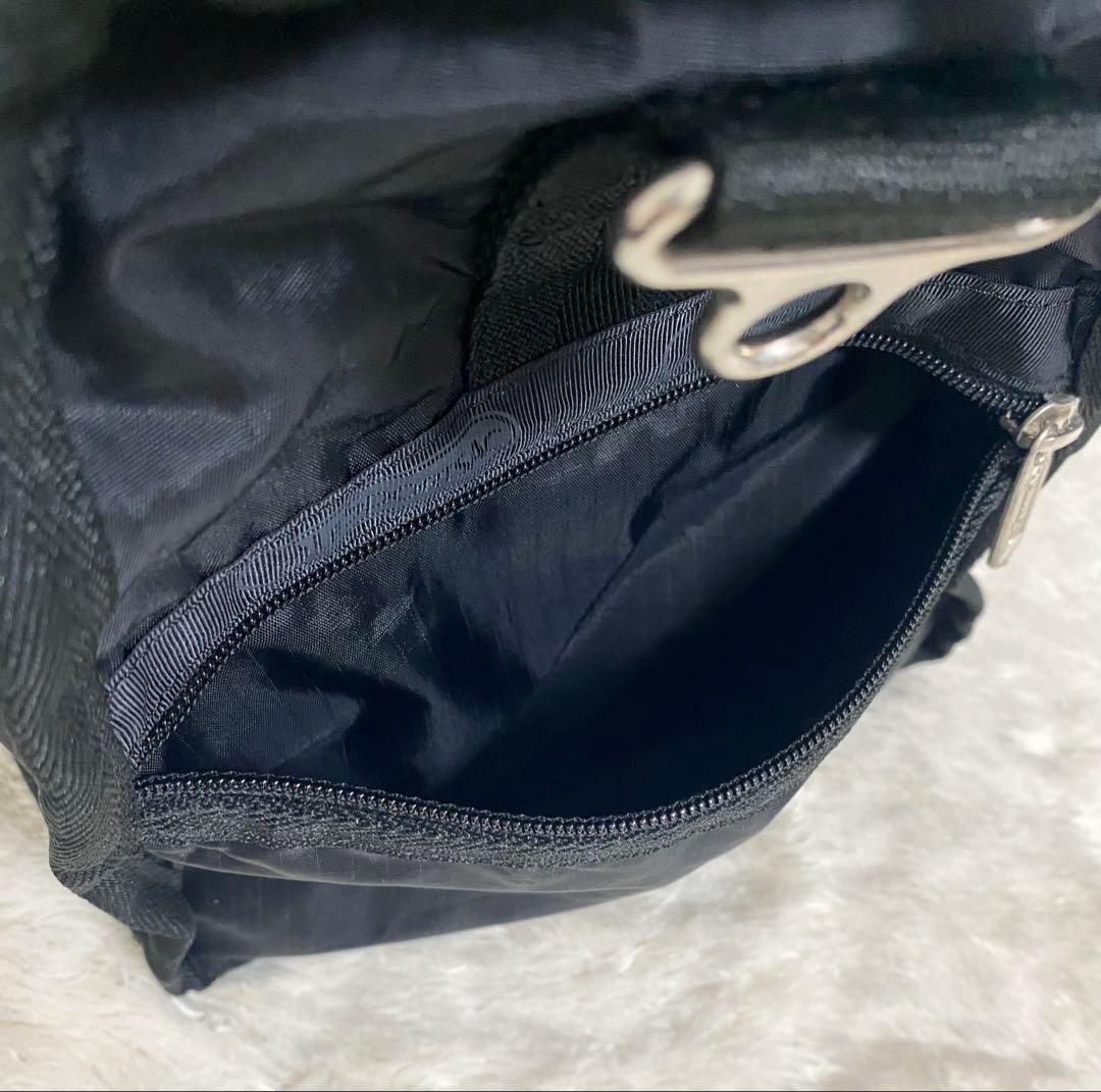 レスポートサック ミディアム ウィークエンダー ボストンバッグ 黒 ロゴテープ