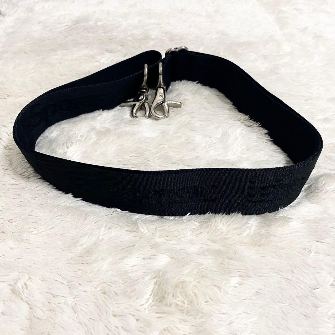 レスポートサック ミディアム ウィークエンダー ボストンバッグ 黒 ロゴテープ