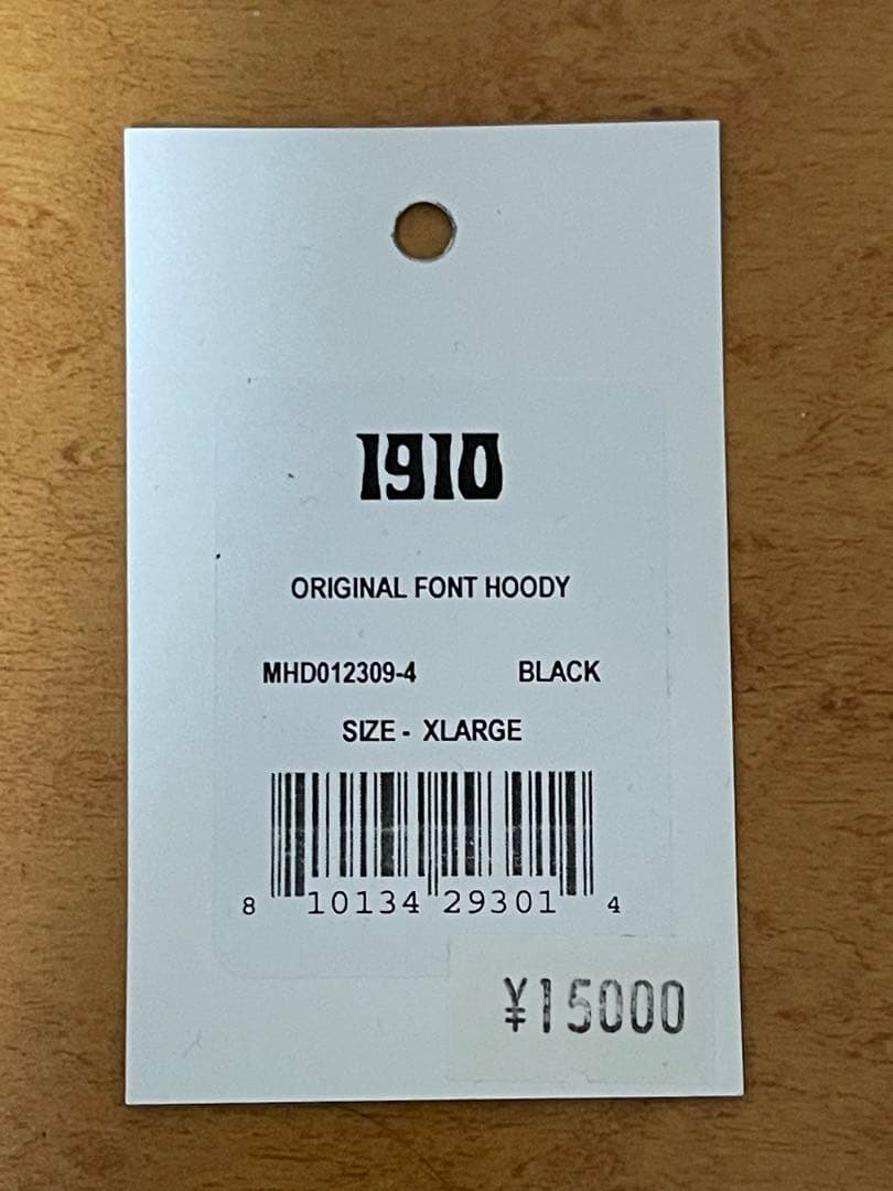 トップス 1910 ORIGINAL FONT HOODY