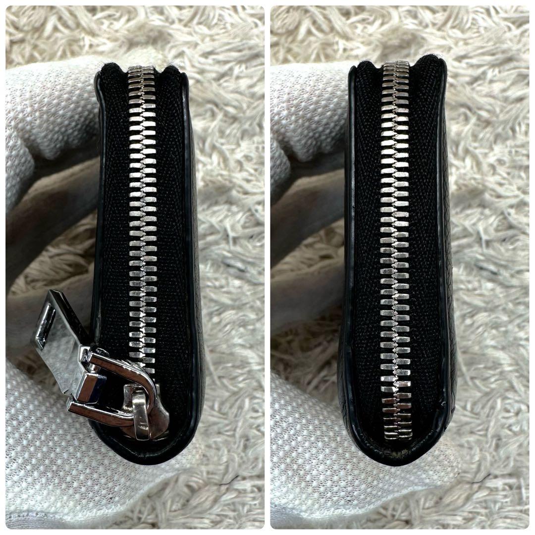 【美品】 BALENCIAGA エブリデイ ブラックレザー ケース