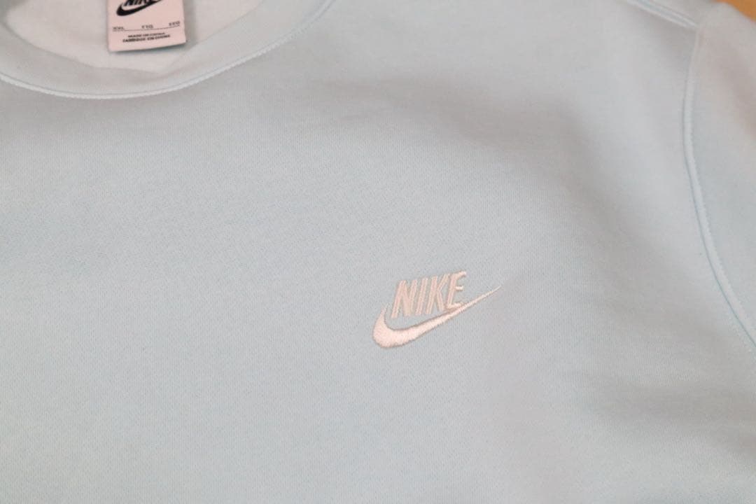 2XL NIKE Sportswear Club フリース スウェット　水色