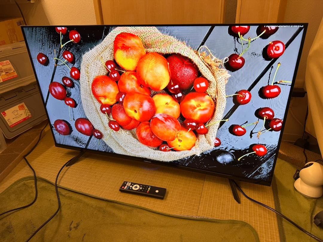 Qriom　40型　チューナーレステレビ　QRK-40TL2K　2025未使用近