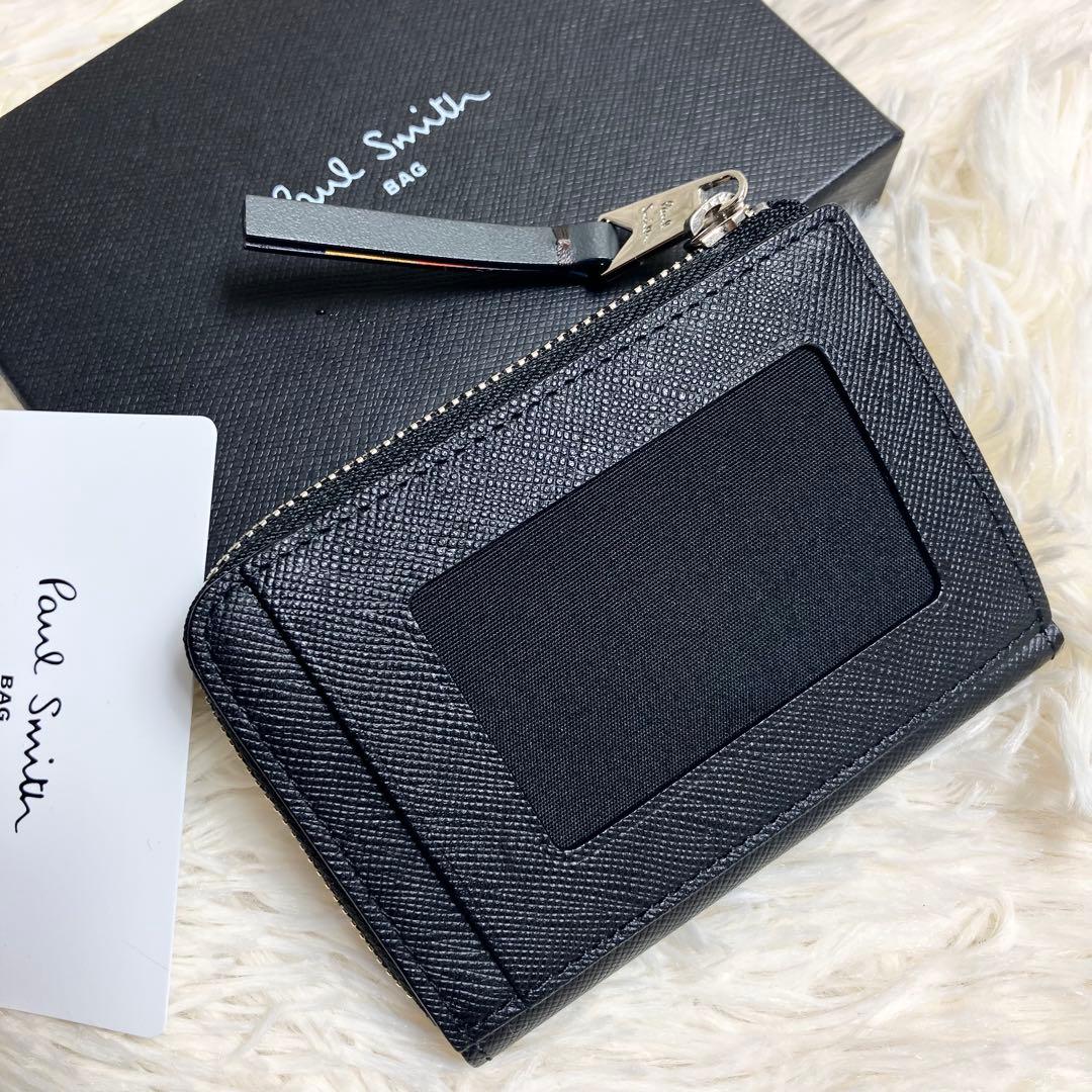 【未使用品】ポールスミス ケース マルチカラー 近年モデル サフィアーノ