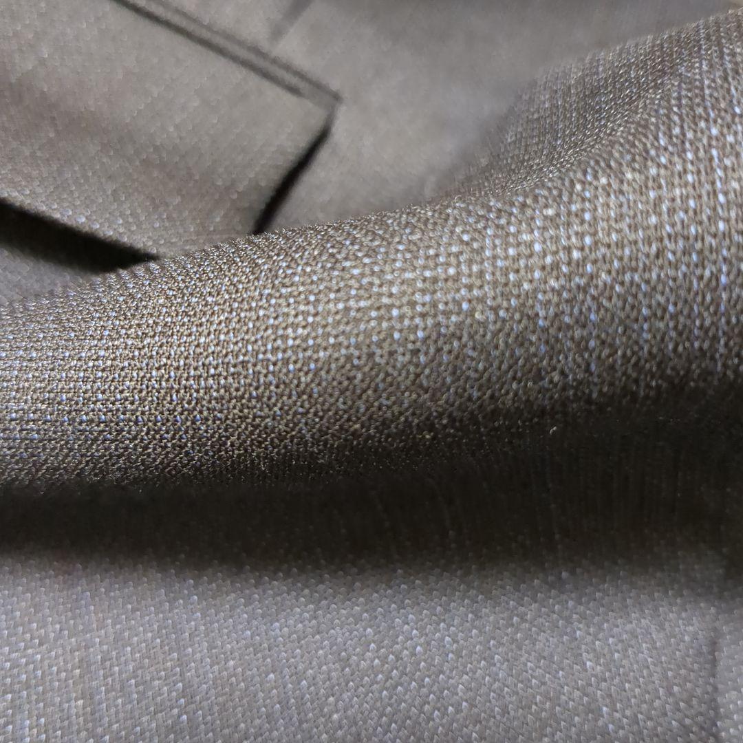 グローバルスタイルパンツスーツ　インポート生地　ネイビー