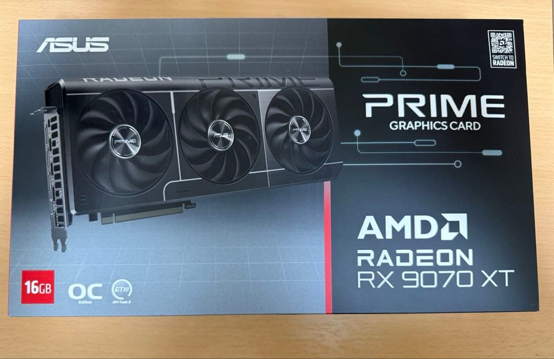 グラフィックボード・グラボ・ビデオカード ASUS Radeon RX 9070 XT 16GB OC