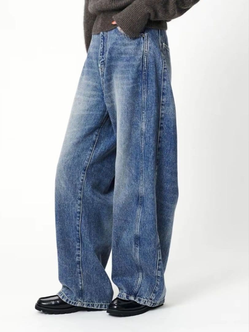 デニムカーブパンツ BEAUTY &YOUTH UNITED ARROWS