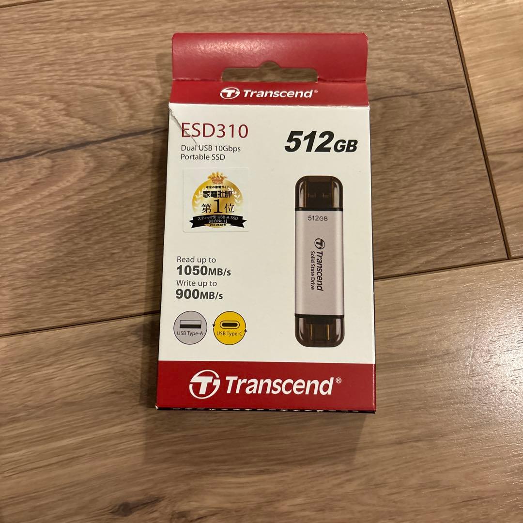 外付けハードディスク・ドライブ Transcend ESD310 512GB