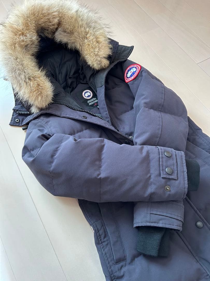 【週末セール】カナダグース ダウンコート／シェルバーン XS ネイビー