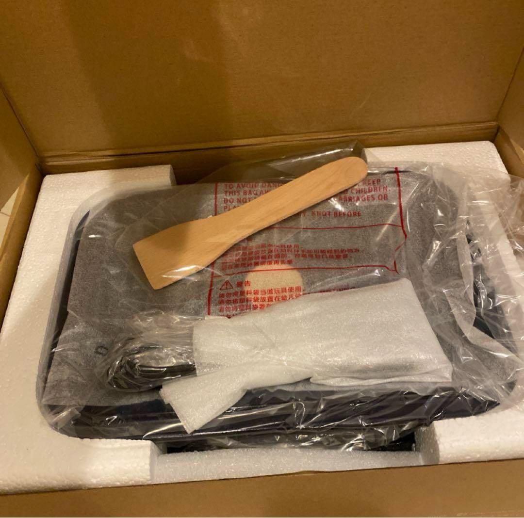 新品未使用 保証つきBRUNO コンパクトホットプレート ネイビー　BOE021