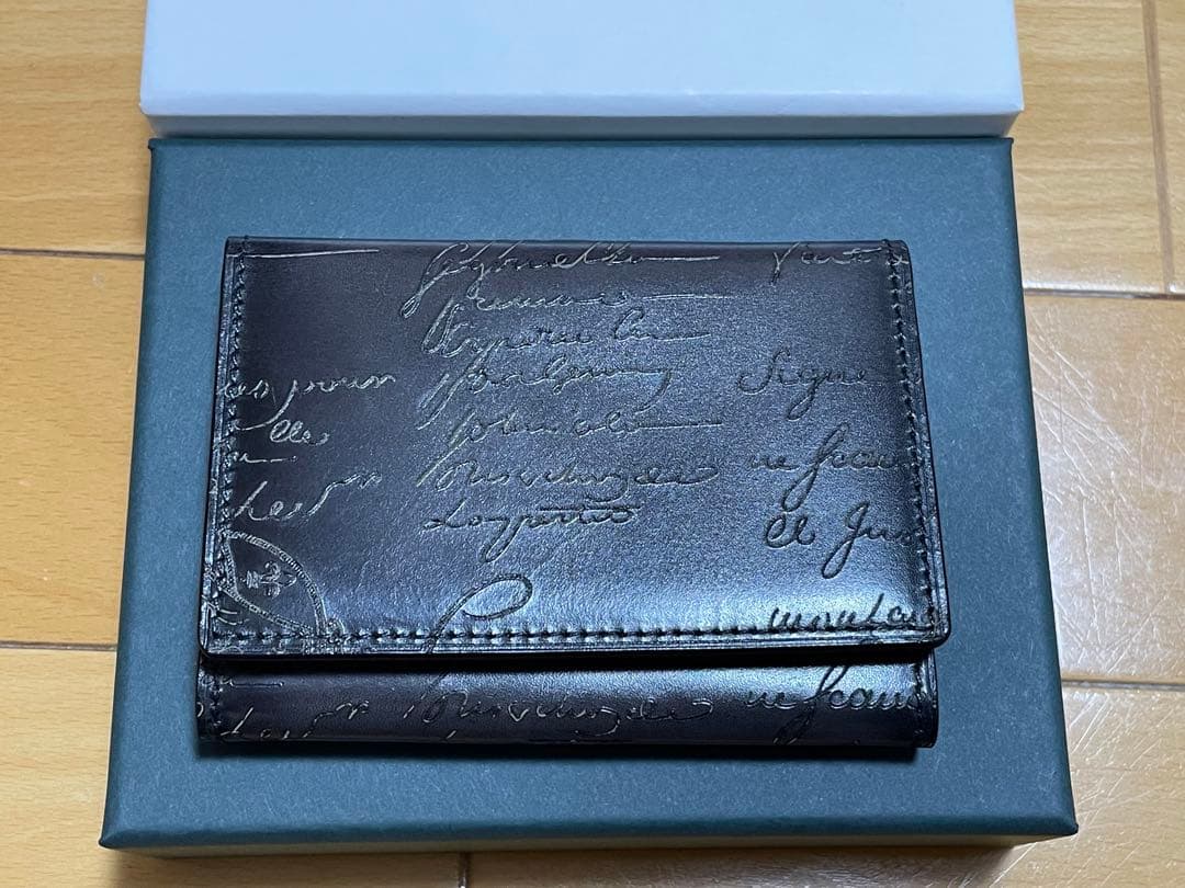 【新品・未使用・美品】ベルルッティ インブイア カリグラフィ カードホル