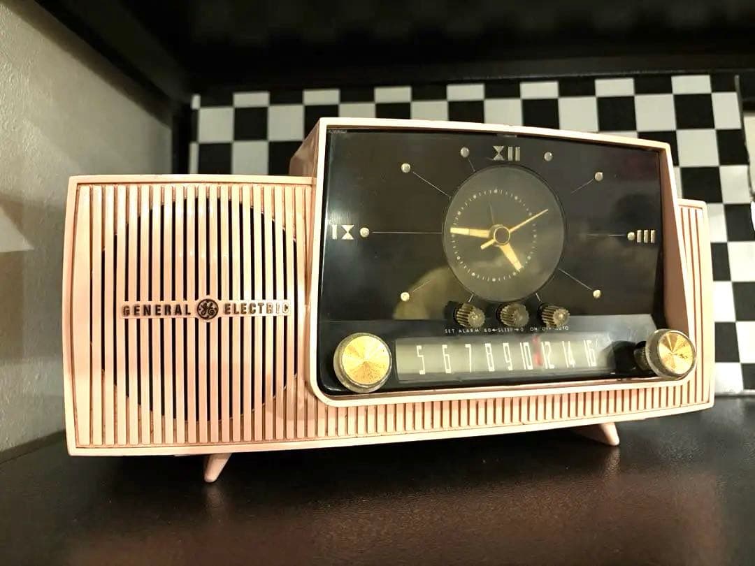 GENERAL ELECTRIC ラジオ時計　1950製MADE IN USA