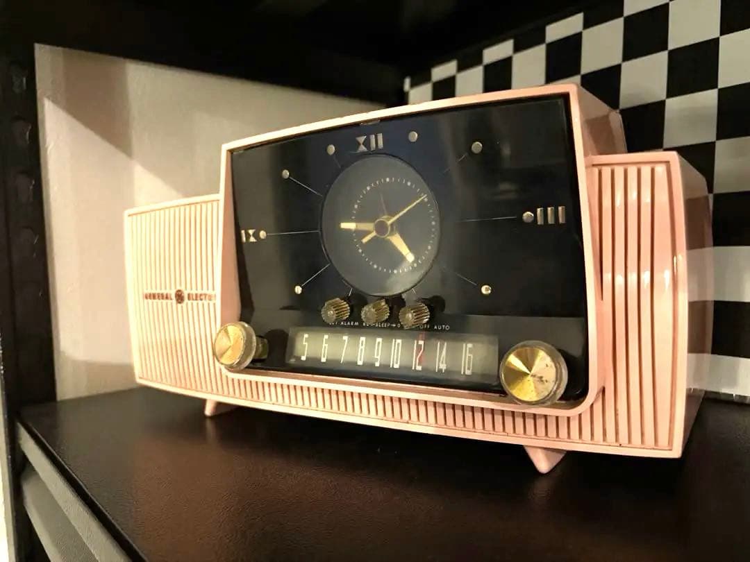 GENERAL ELECTRIC ラジオ時計　1950製MADE IN USA
