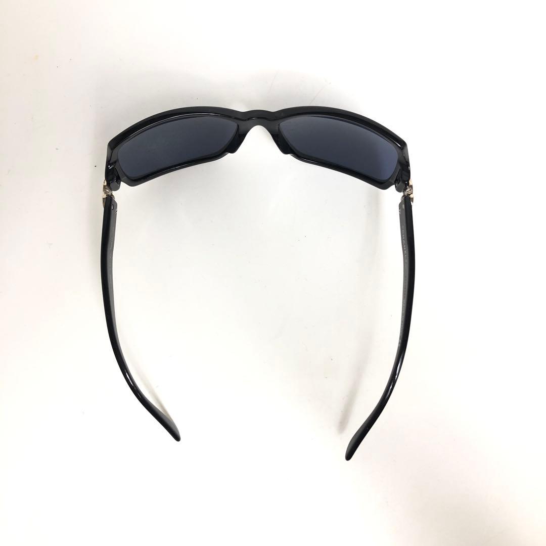 ★8F069 シャネル サングラス ココマーク シルバー金具 ブラック 黒