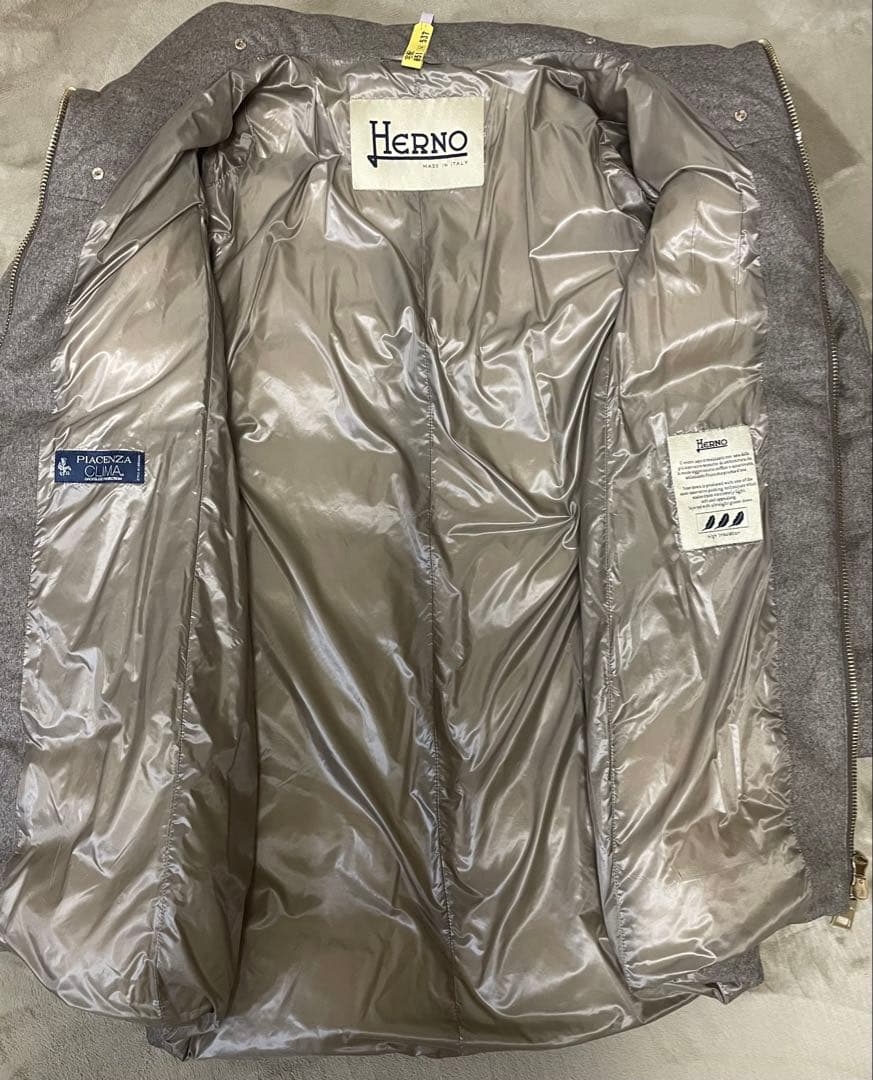 ◆TR◆HERNO ダウン カシミヤ シルク フォックスファー