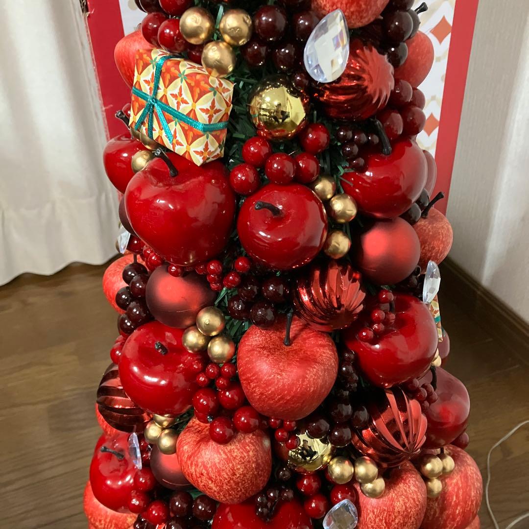 Afternoon Tea アップル クリスマスツリー XL LEDライト付き