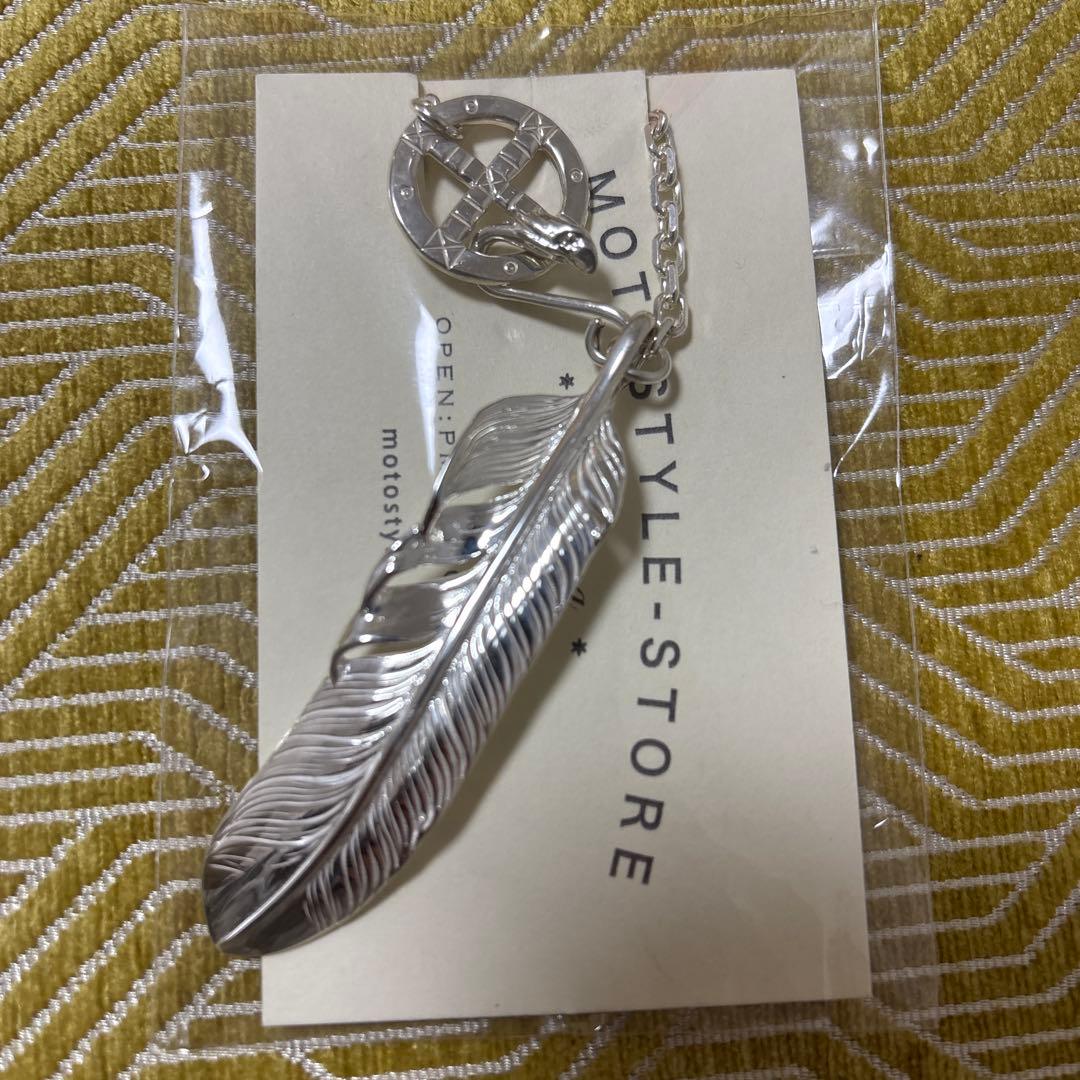 MOTO STYLE STORE シルバーフェザーネックレス