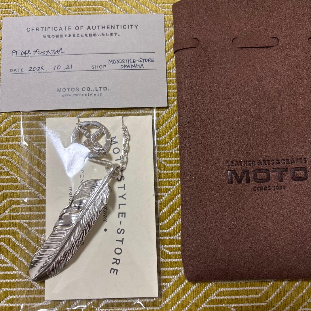 MOTO STYLE STORE シルバーフェザーネックレス