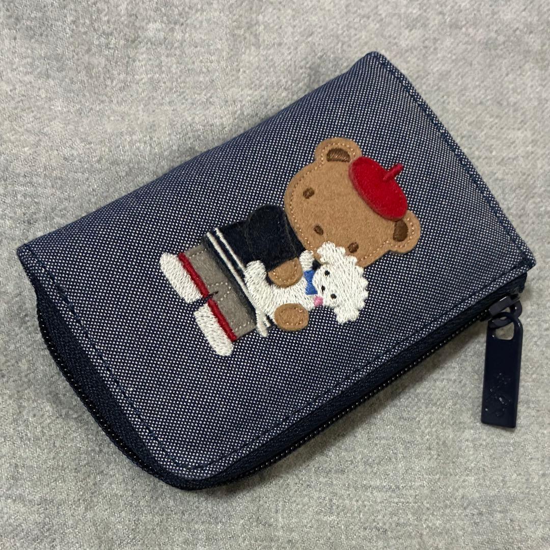 【匿名配送】familiar ファミリア キーケース デニム 犬