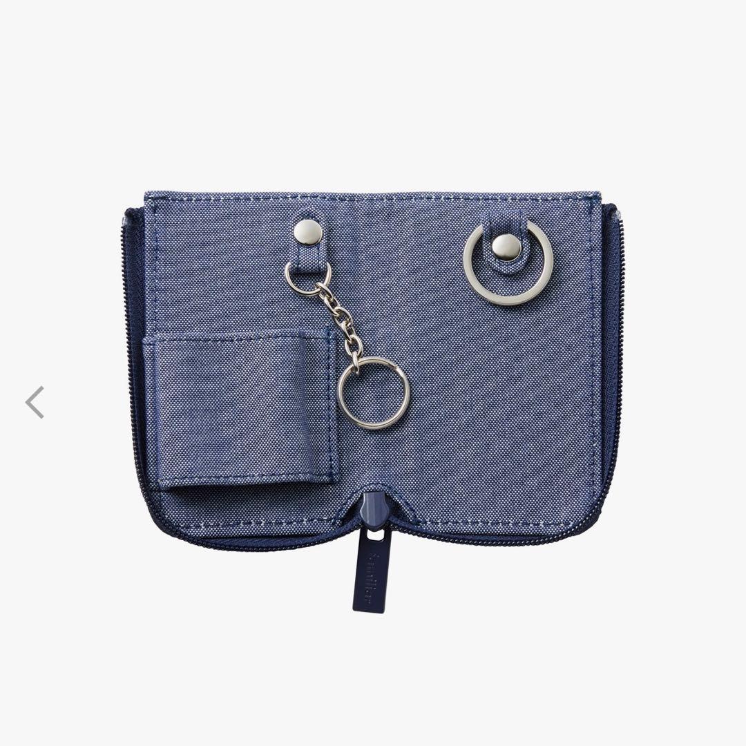 【匿名配送】familiar ファミリア キーケース デニム 犬