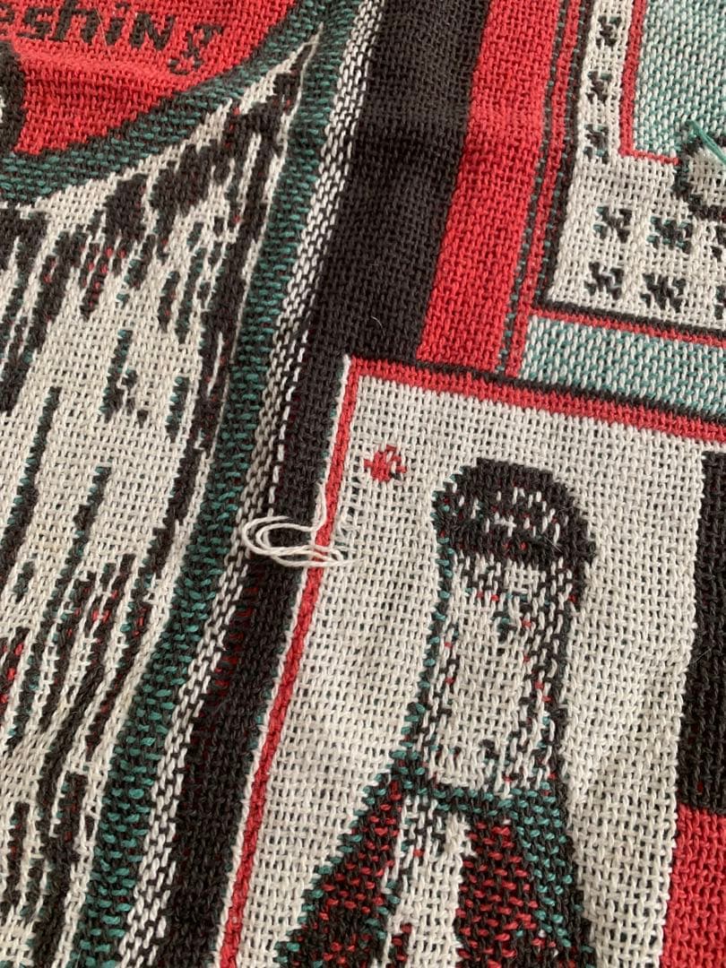 コカコーラ　ラグ　ビンテージ　アンティーク