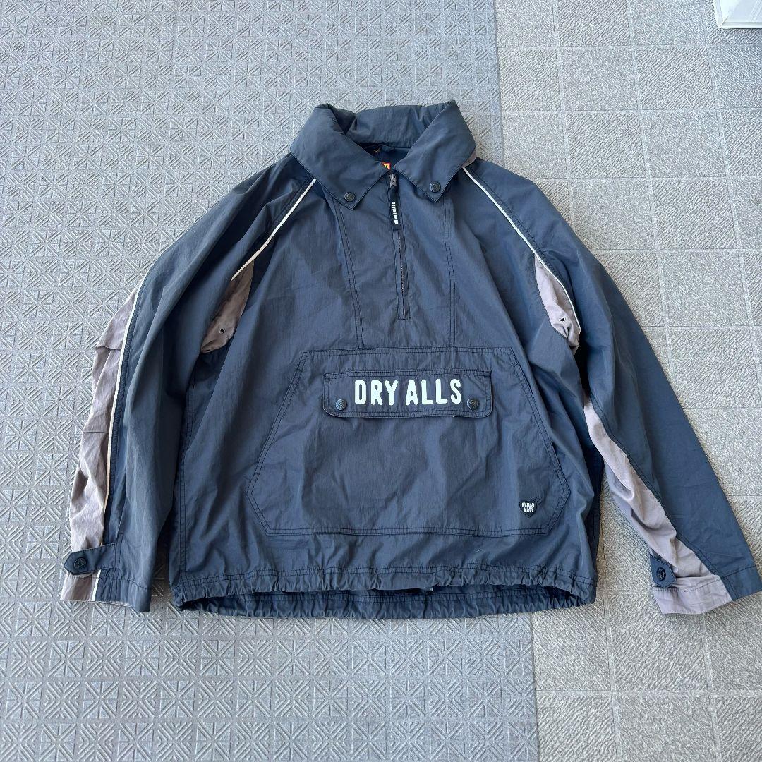 ジャケット・アウター HUMAN MADE Half-Zip NYLON Anora Black