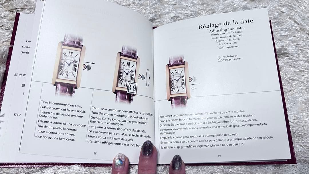 Cartier 時計 ボックスと保証書付き