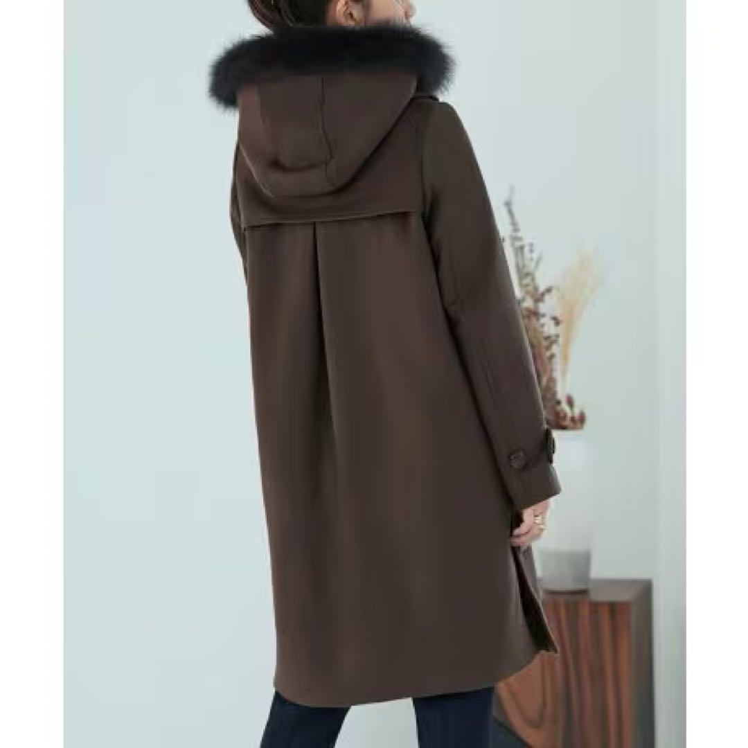 【新品】RUIRUE BOUTIQUE 2way フォックスファーダッフルコート