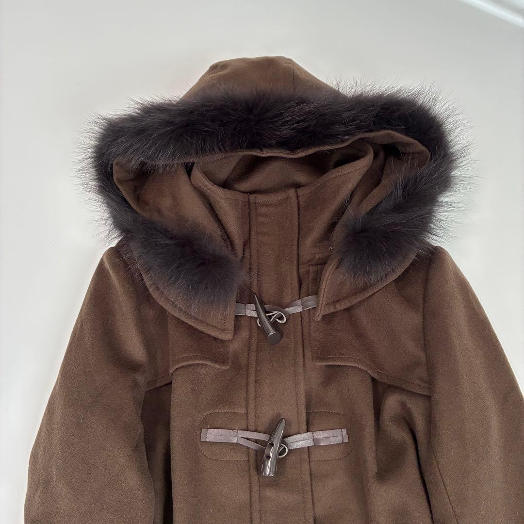 【新品】RUIRUE BOUTIQUE 2way フォックスファーダッフルコート