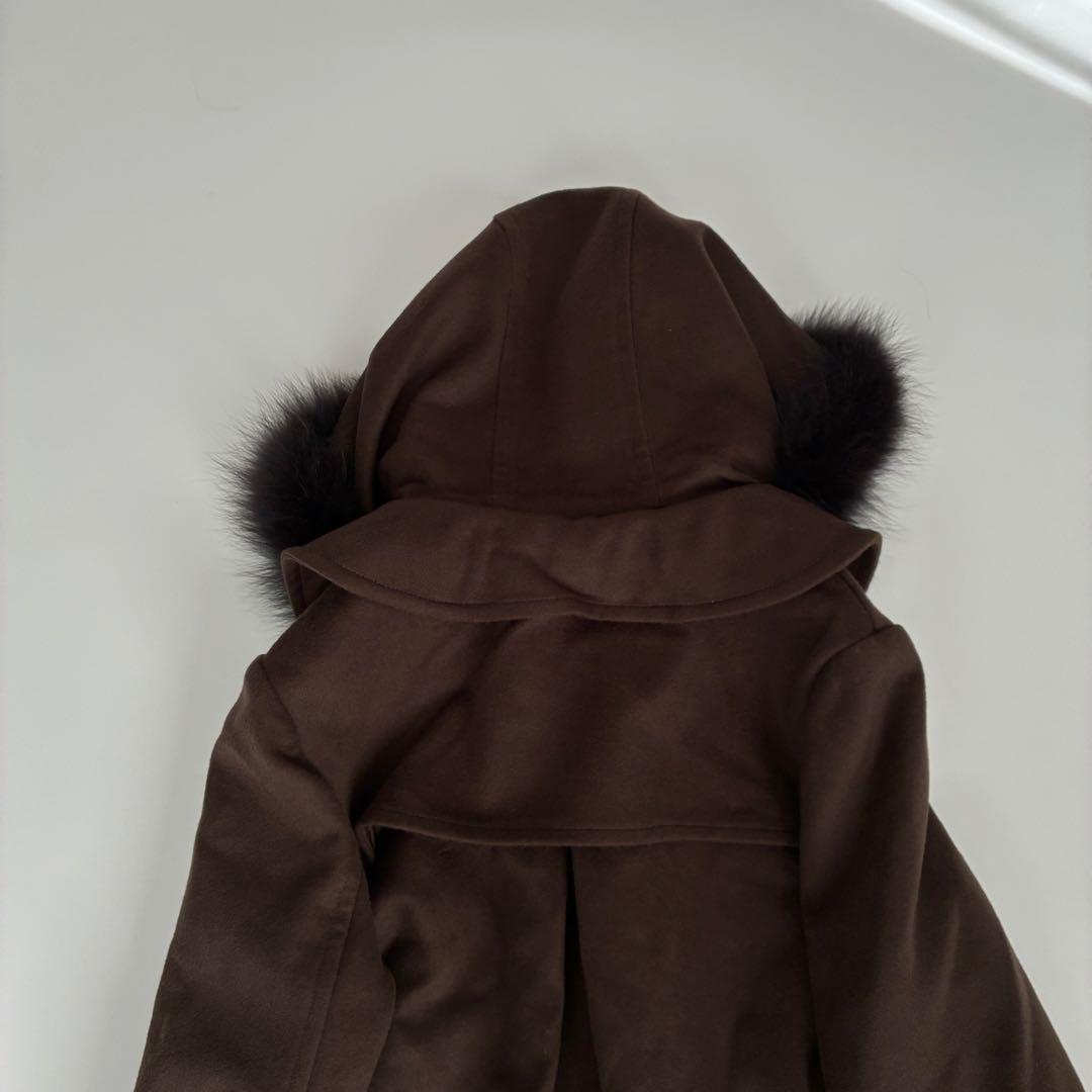 【新品】RUIRUE BOUTIQUE 2way フォックスファーダッフルコート
